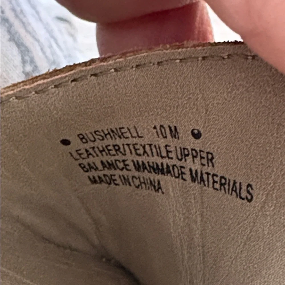 OTBT Bushnell Wedge in a metallic pewter color size 10M leather summer spring